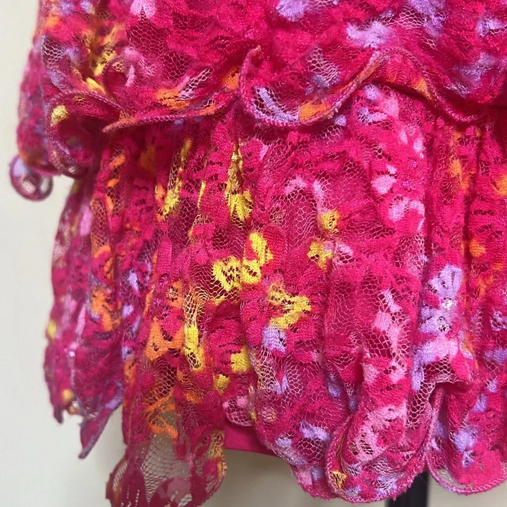 Pink Ruffles Justice Girl Skirt - Picture 4 of 5